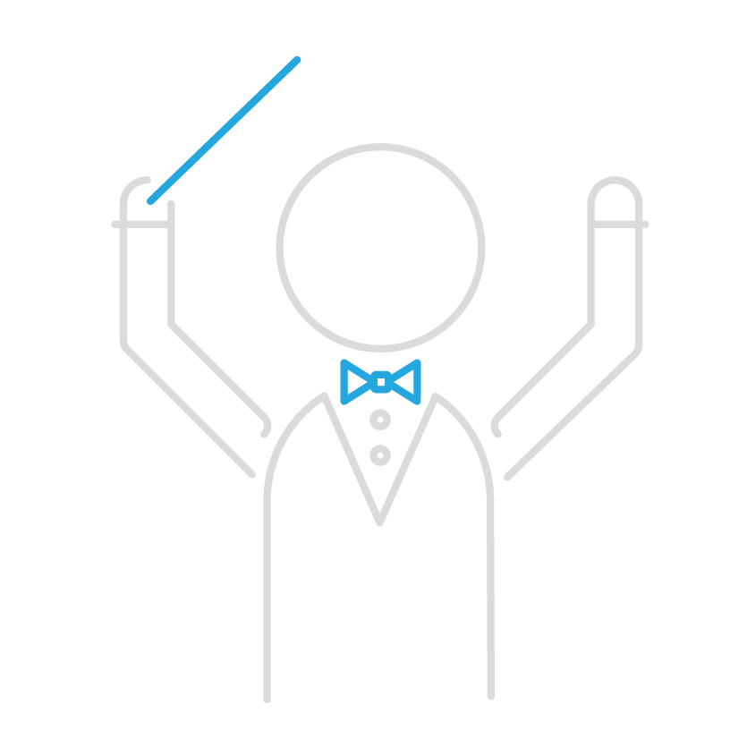 Process orchestration from start to finish