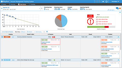 Atualizações de status fáceis