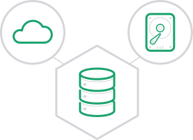 Disponible in situ, en la nube o como un híbrido de ambas opciones anteriores.