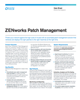 ZENworks Patch Management&nbsp;– Datenblatt