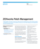 ZENworks Patch Management&nbsp;– Produktdatenblatt